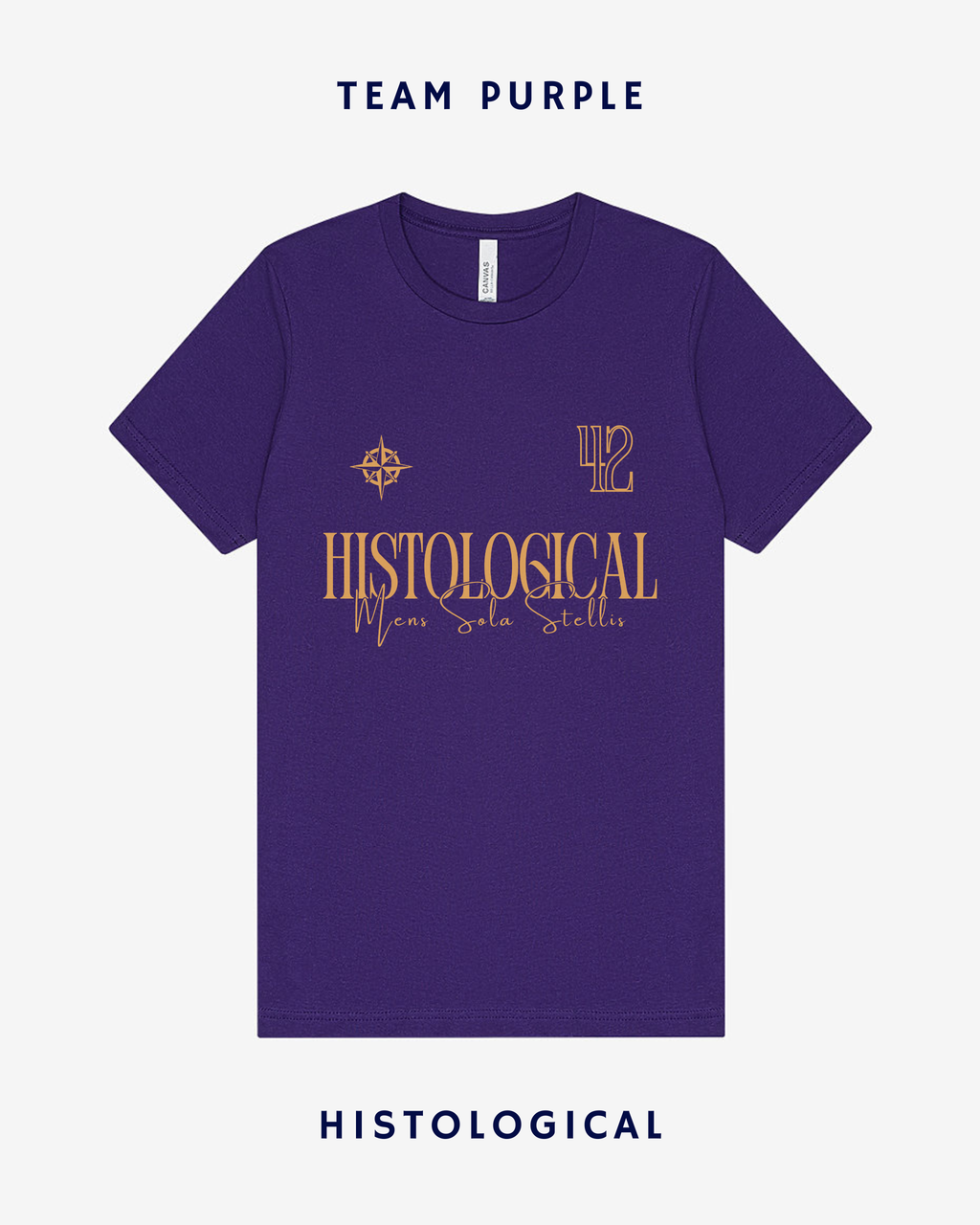 Histological 42 Mens Sola Stellis Unisex T-shirt
