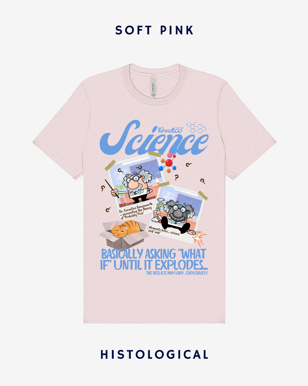 Science Basically Asking What If Until It Explodes Unisex T-shirt