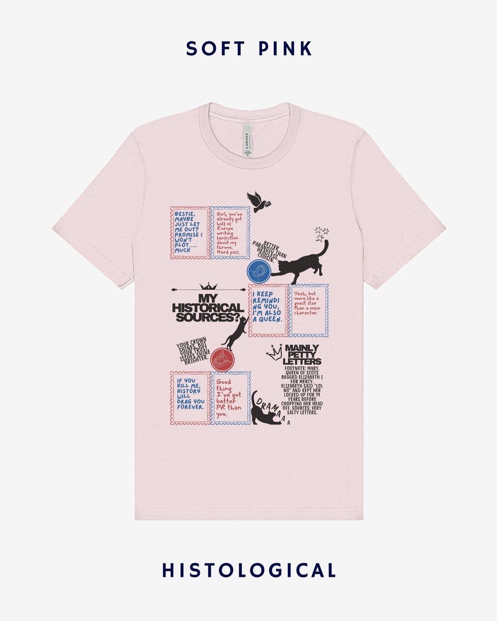 My Historical Sources? Mainly Petty Letters Unisex T-shirt