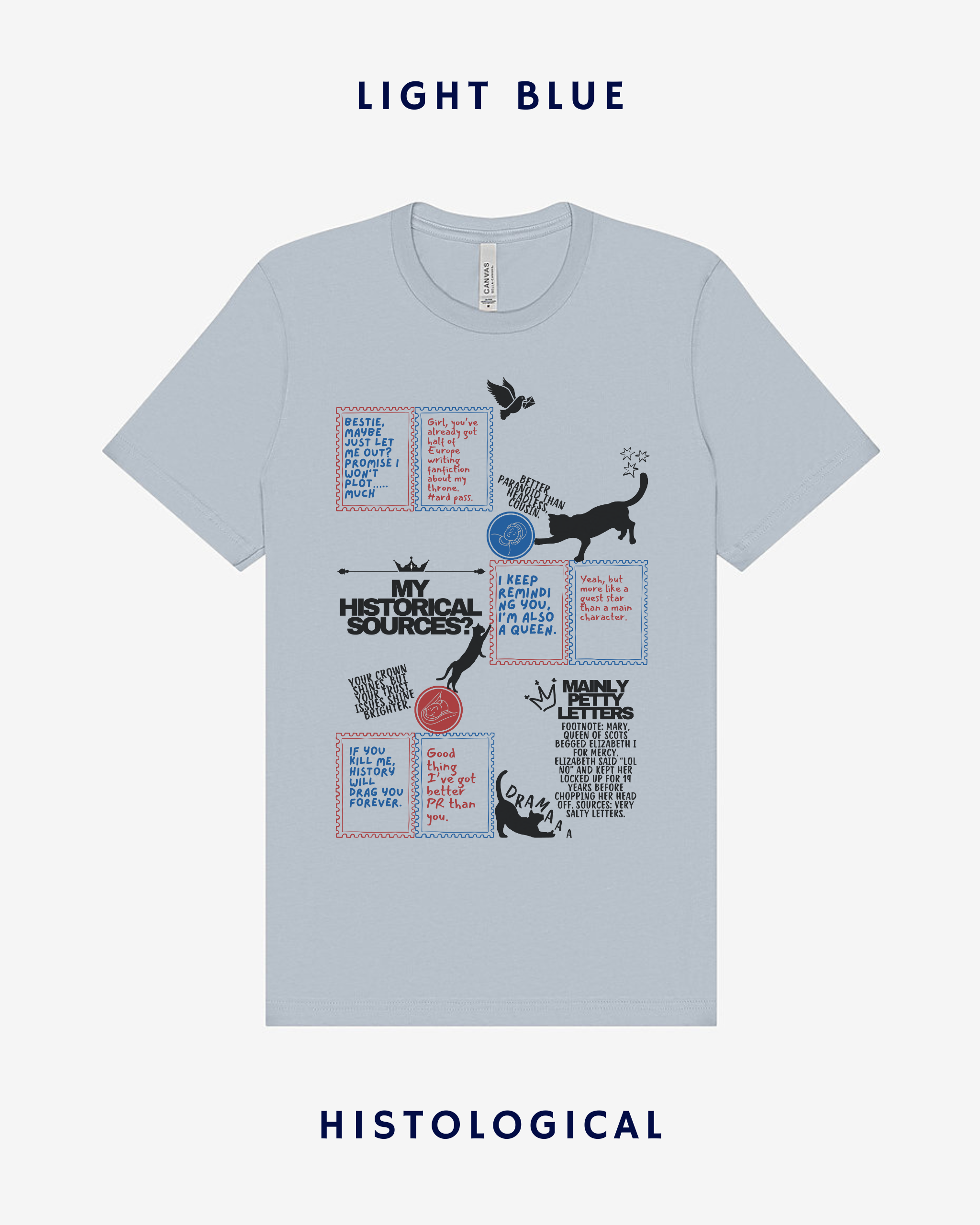 My Historical Sources? Mainly Petty Letters Unisex T-shirt