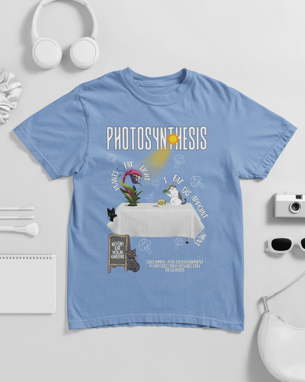 Photosynthesis Plants Eat Light I Eat Disappointment Unisex T-shirt