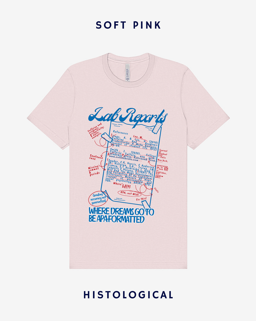 Lab Reports Where Dreams Go To Be APA Formatted Unisex T-shirt