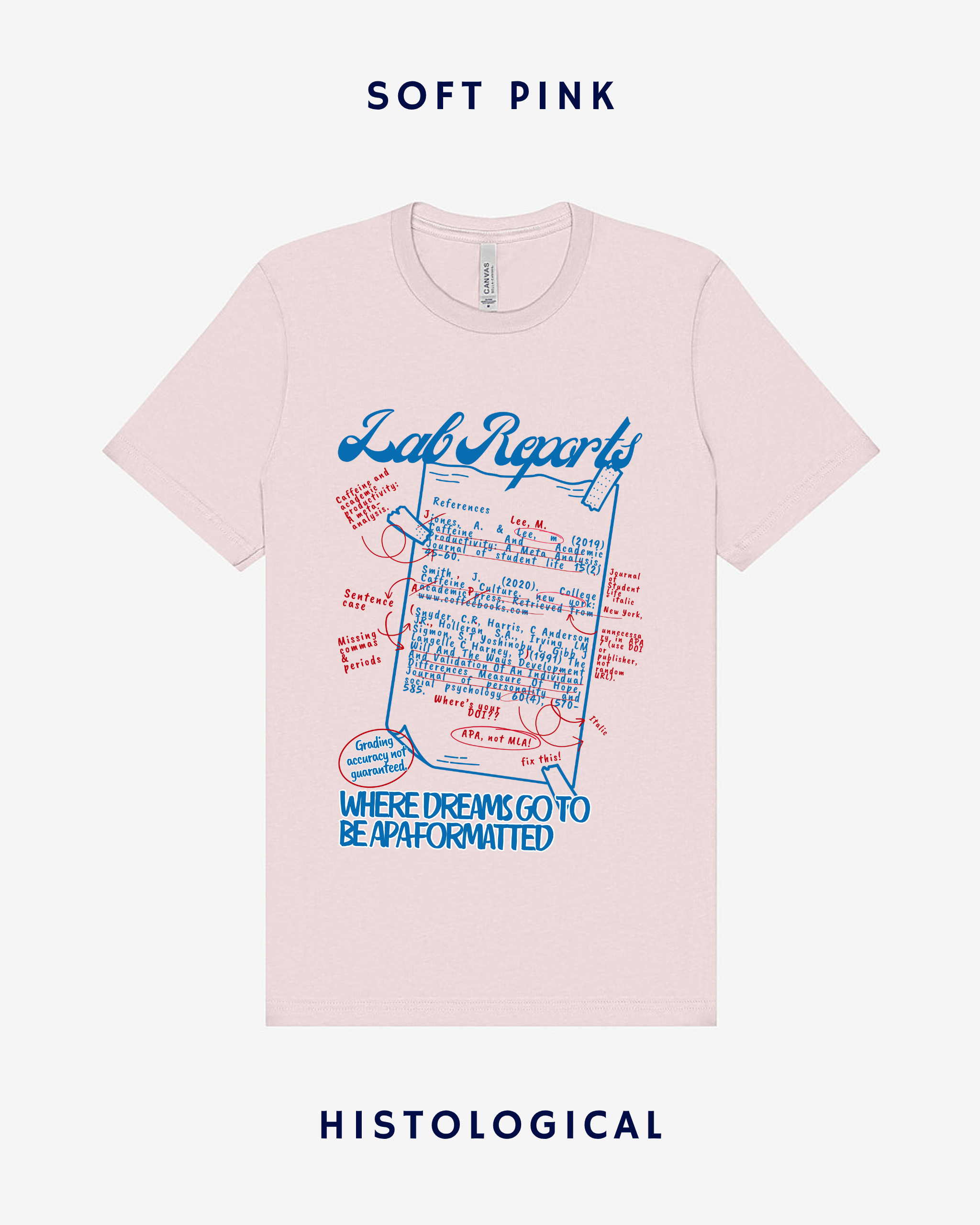 Lab Reports Where Dreams Go To Be APA Formatted Unisex T-shirt