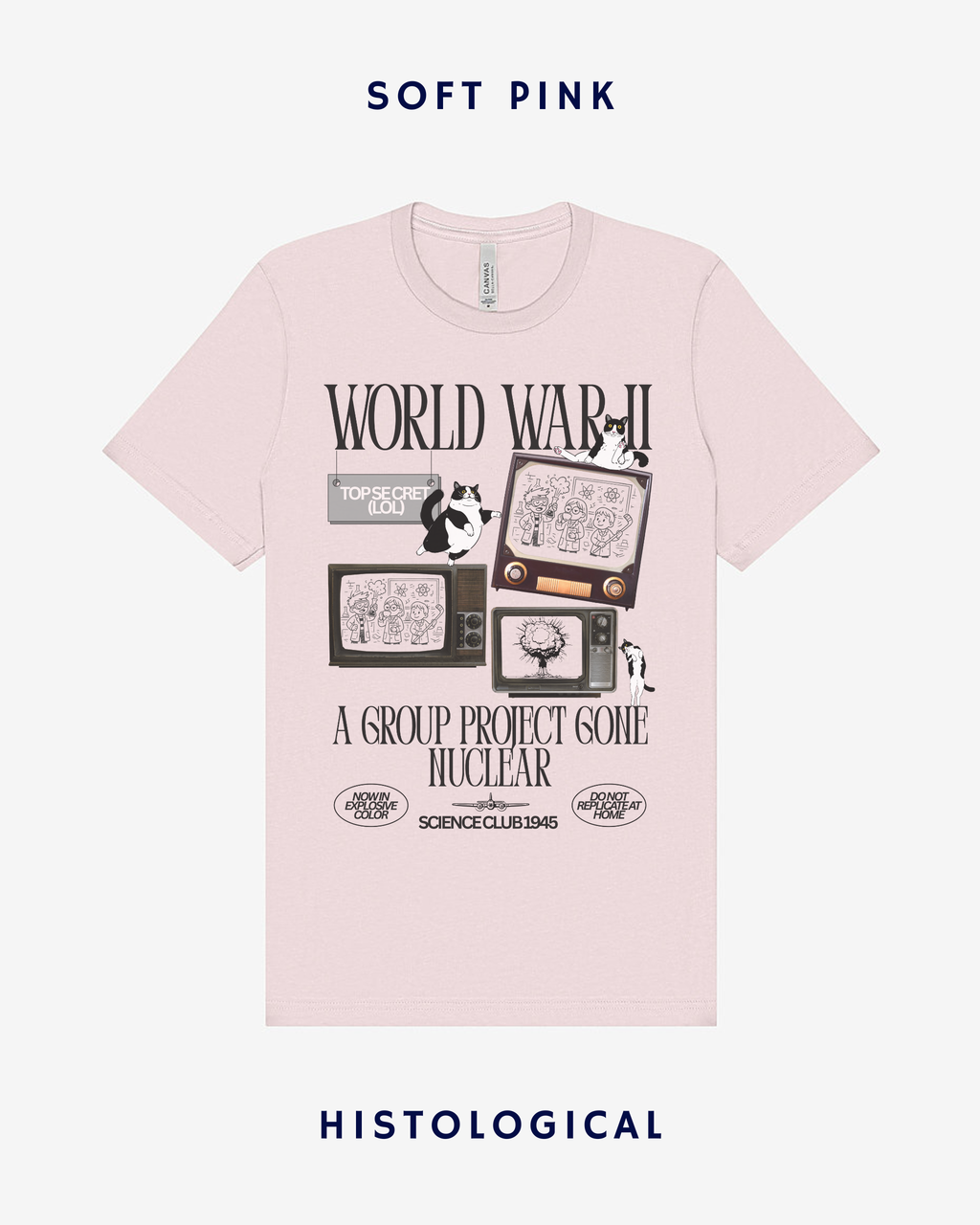 WWII A Group Project Gone Nuclear Unisex T-shirt