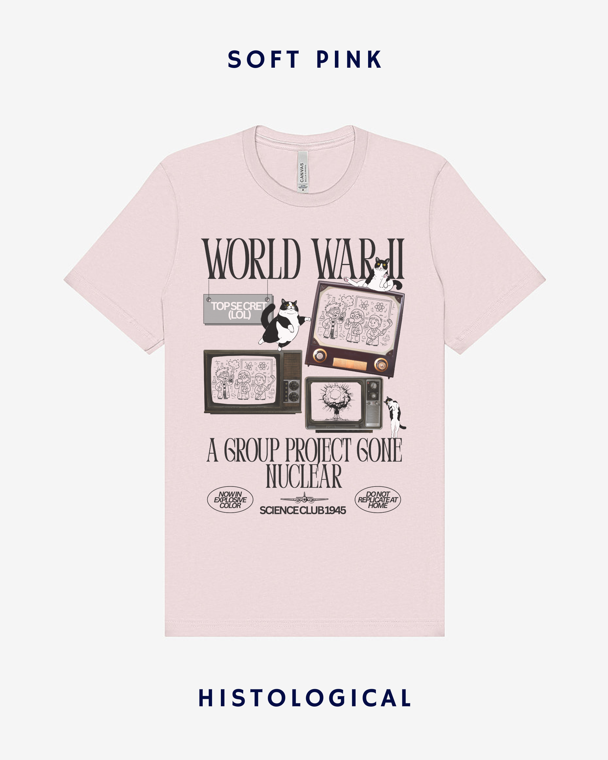 WWII A Group Project Gone Nuclear Unisex T-shirt