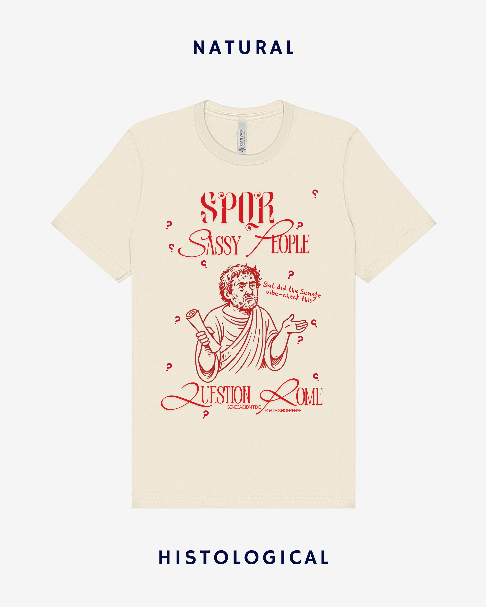 SPQR Sassy People Question Rome Unisex T-shirt