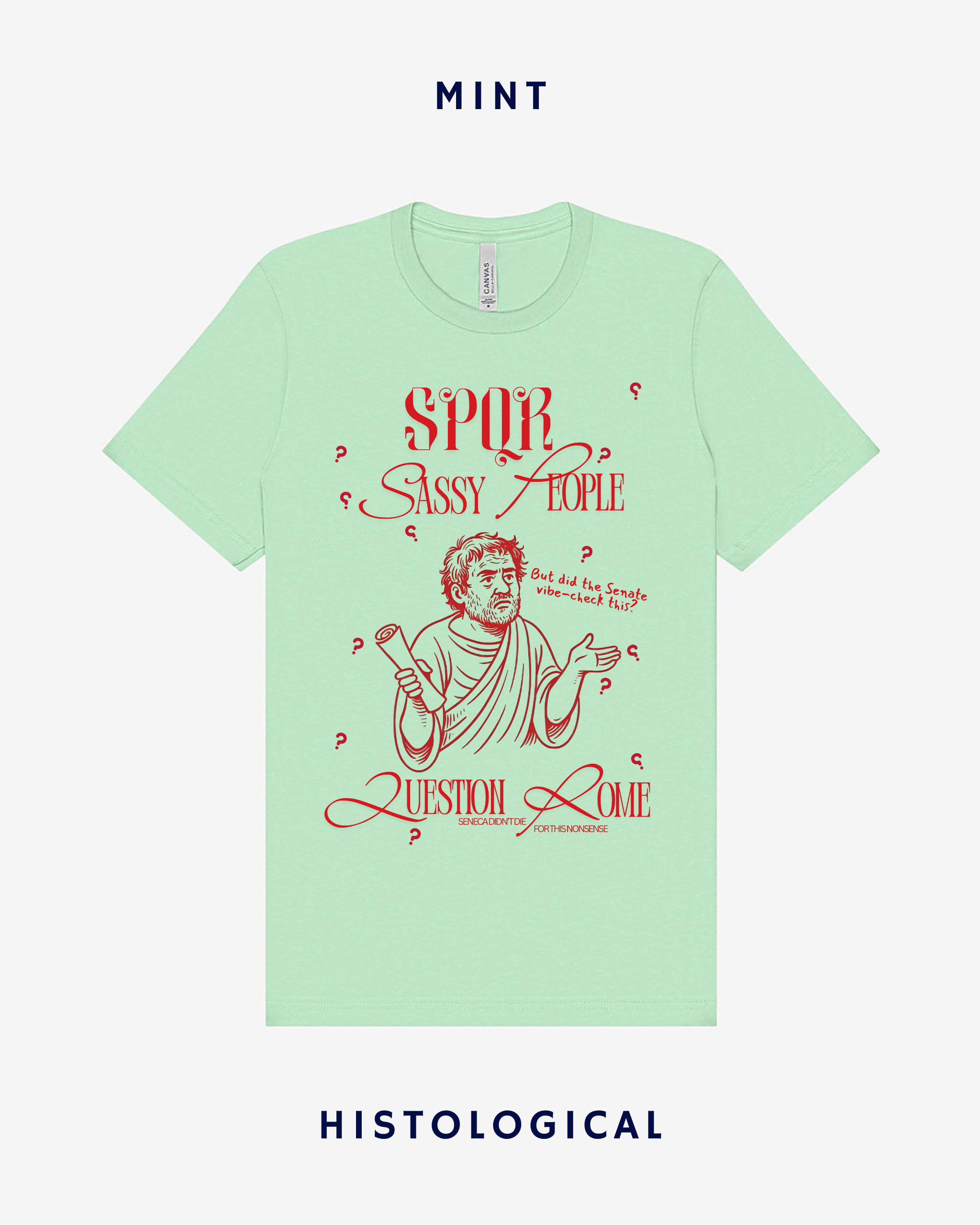 SPQR Sassy People Question Rome Unisex T-shirt