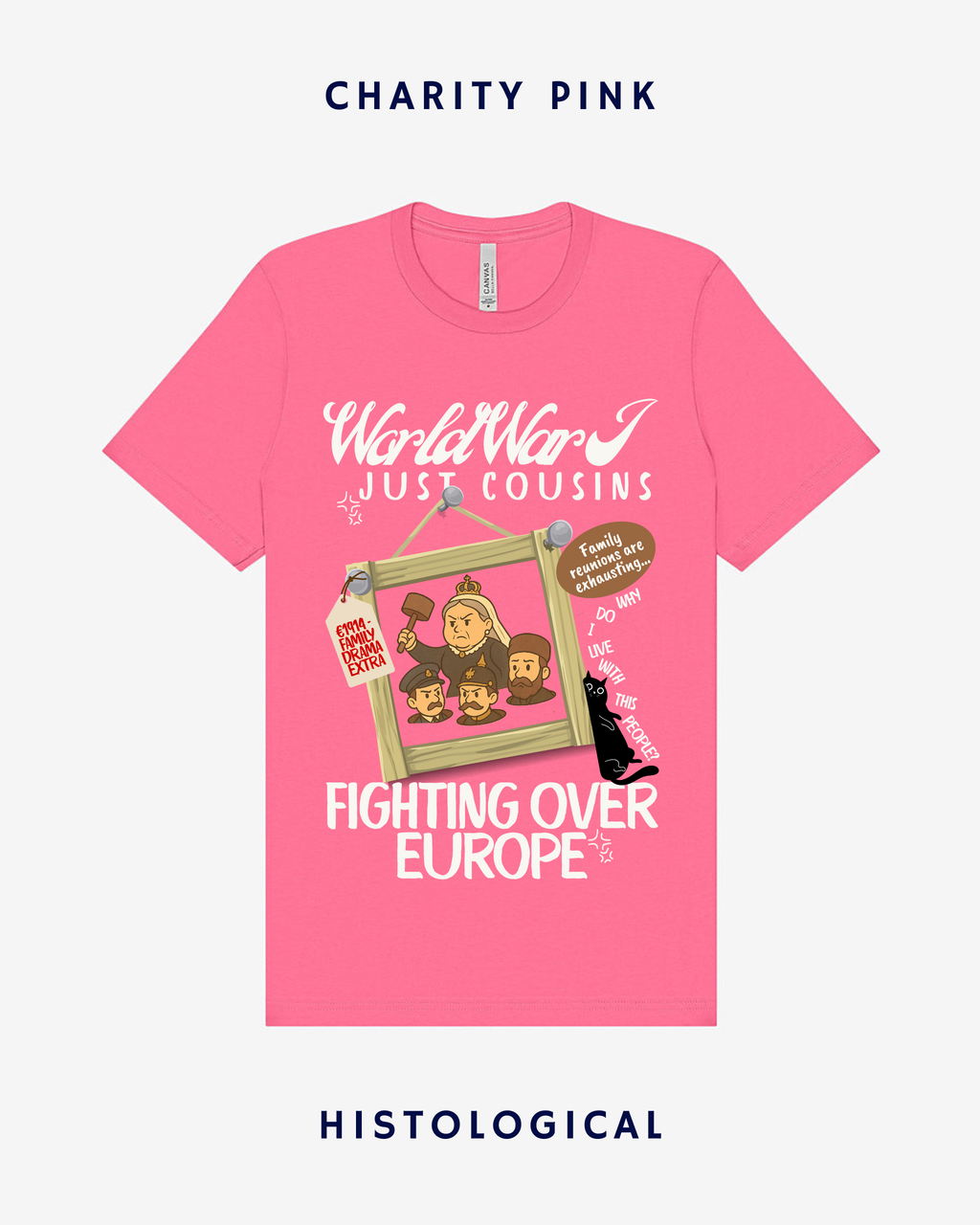 WWI Just Cousins Fighting Over Europe Unisex T-shirt