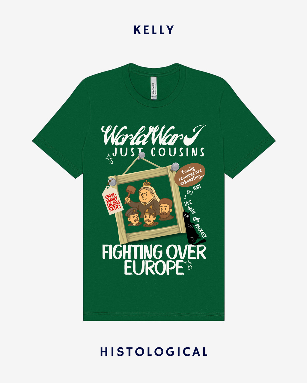 WWI Just Cousins Fighting Over Europe Unisex T-shirt