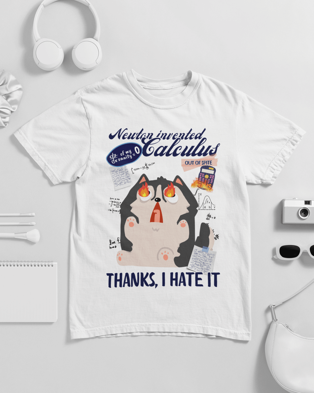 Newton Invented Calculus Out Of Spite Unisex T-shirt