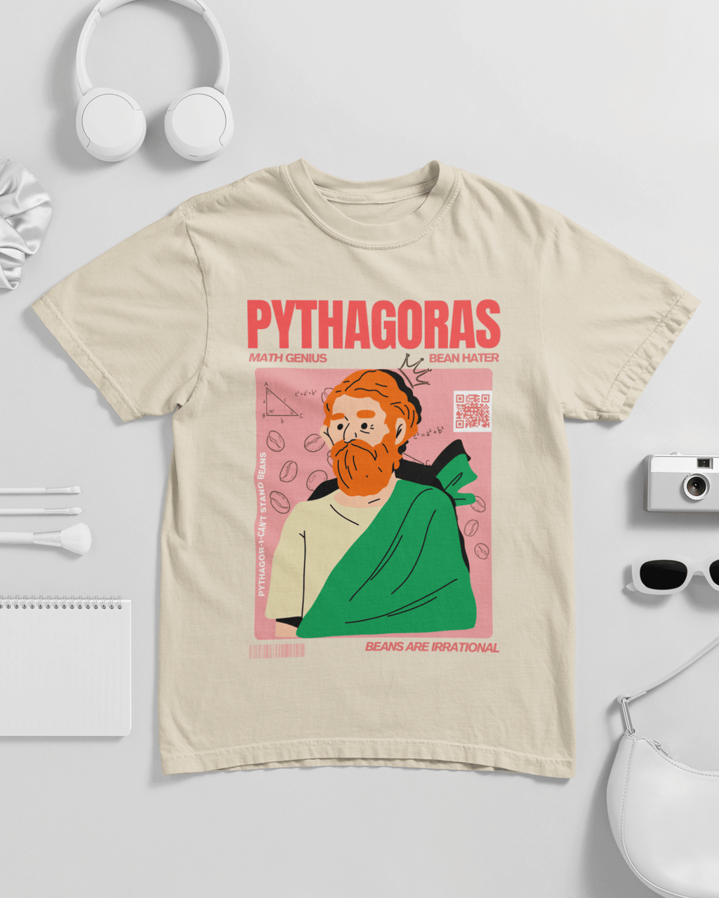 Pythagoras Math Genius Bean Hater Unisex T-shirt