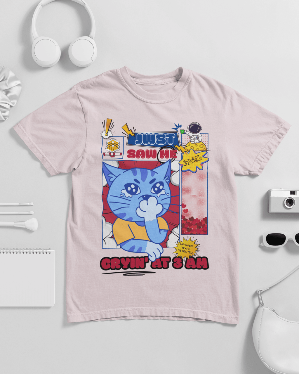 JWST Saw Me Crying At 3AM Unisex T-shirt