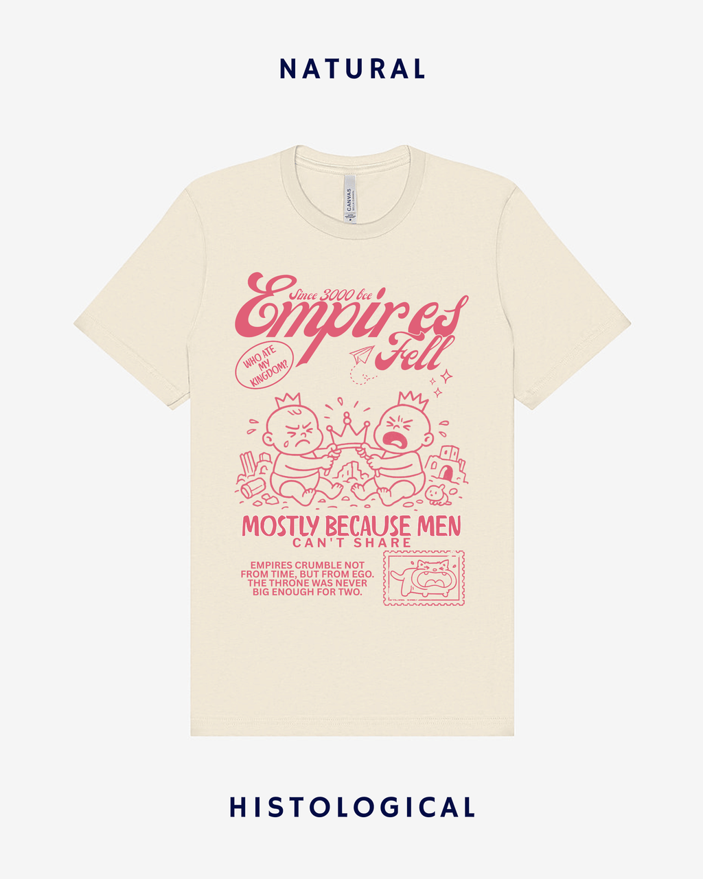 Empires Fell Mostly Because Men Can't Share Unisex T-shirt