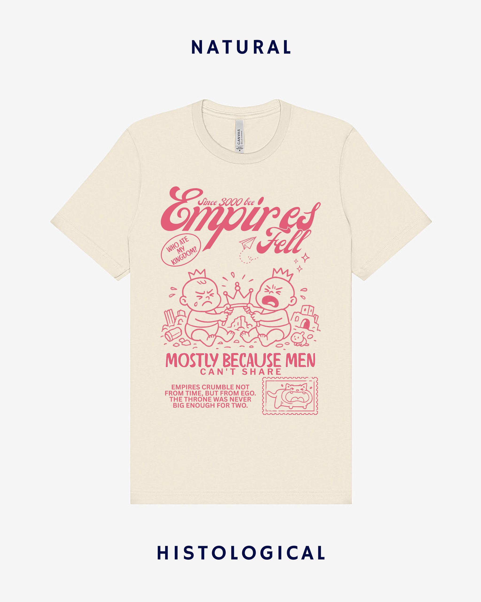 Empires Fell Mostly Because Men Can't Share Unisex T-shirt