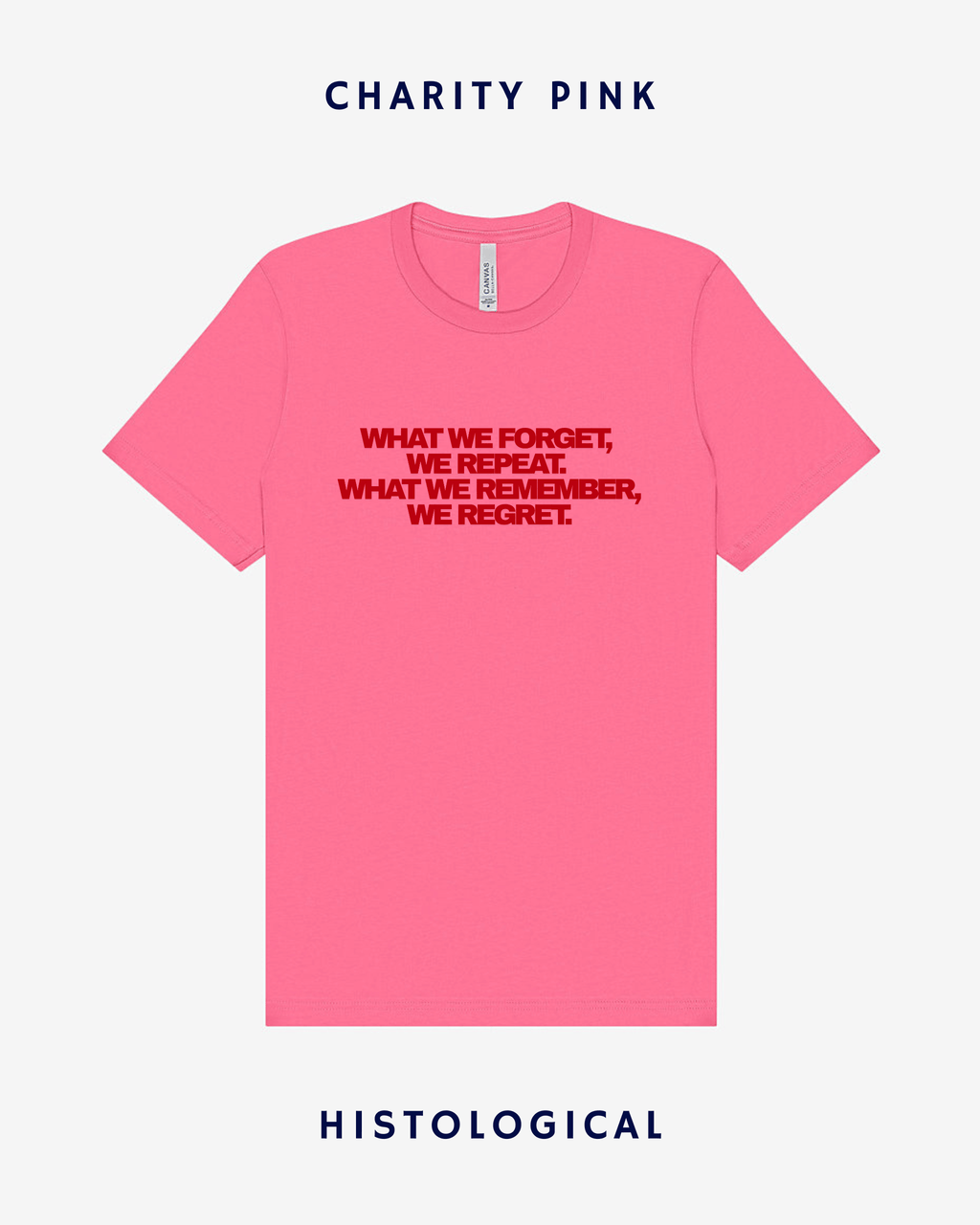 What We Forget We Repeat What We Remember We Regret Unisex T-shirt