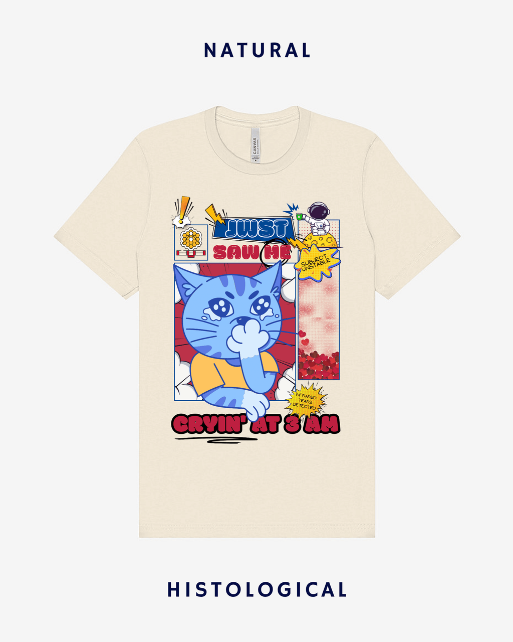 JWST Saw Me Crying At 3AM Unisex T-shirt