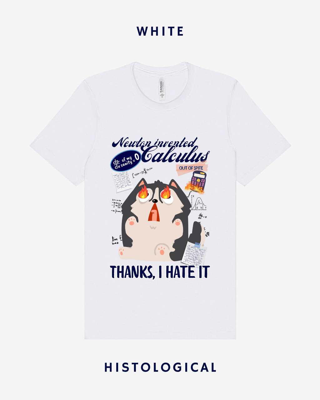 Newton Invented Calculus Out Of Spite Unisex T-shirt