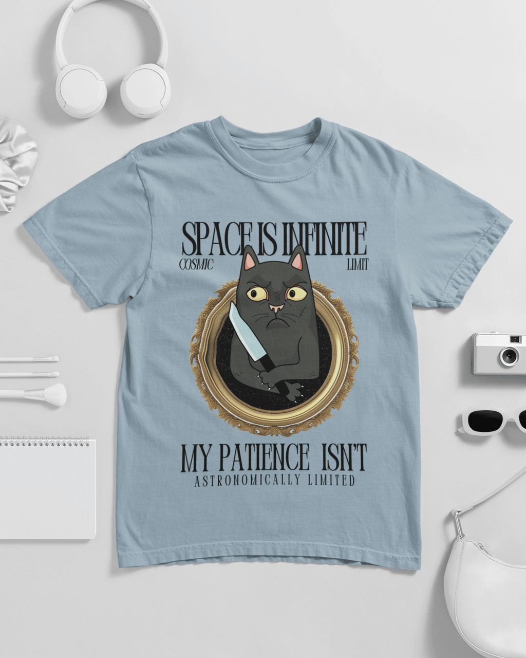 Space Is Infinite My Patience Isn't Unisex T-shirt