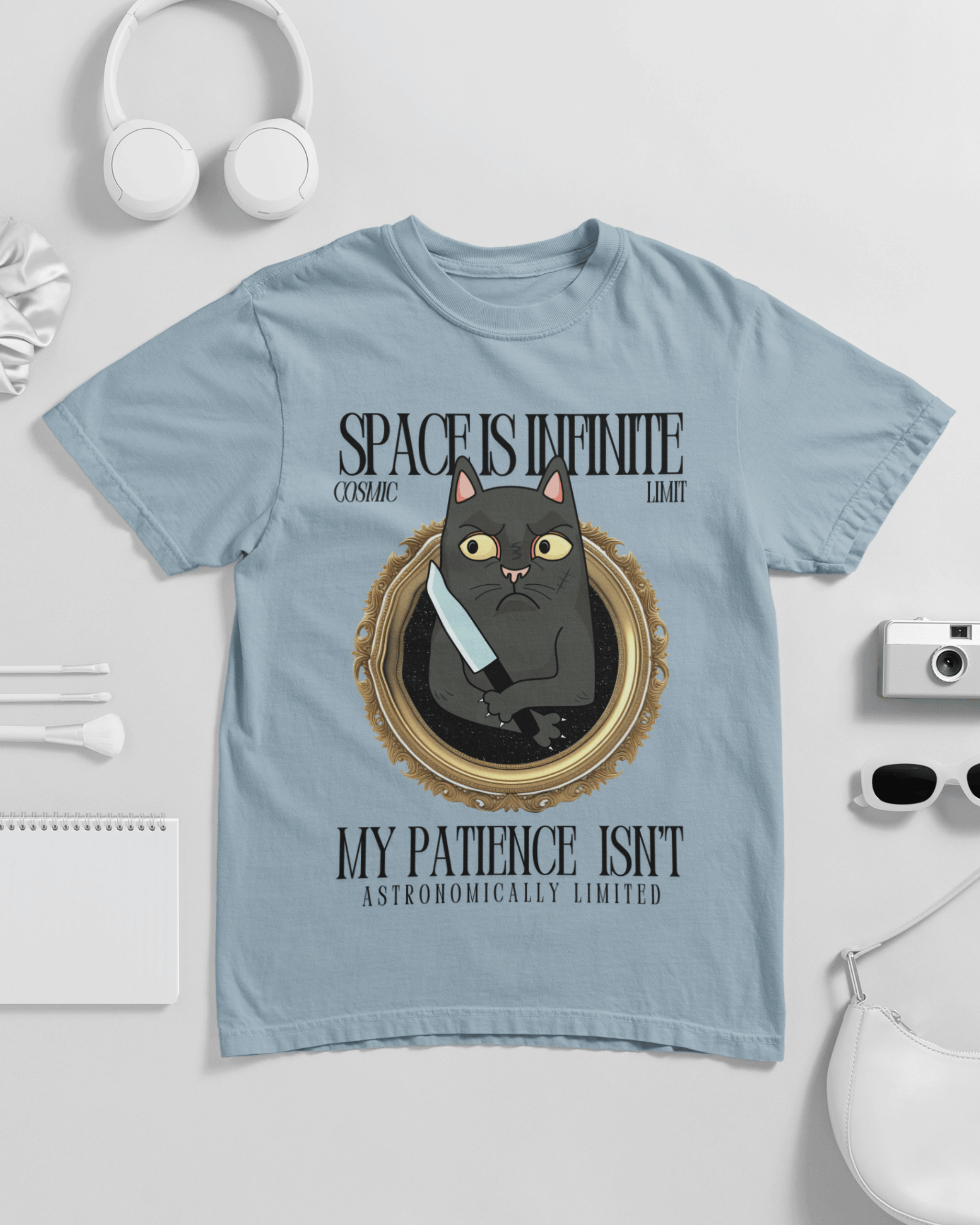 Space Is Infinite My Patience Isn't Unisex T-shirt