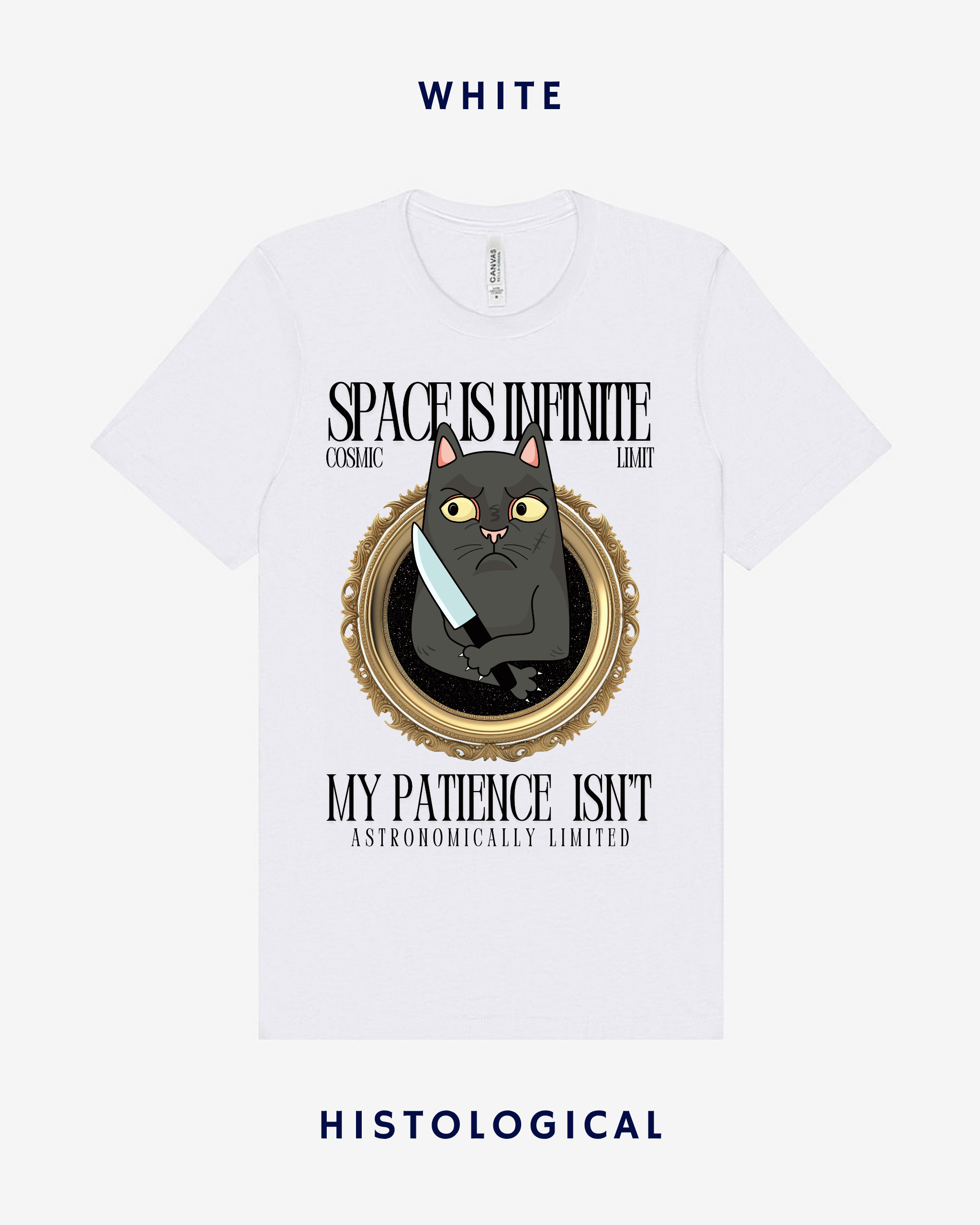 Space Is Infinite My Patience Isn't Unisex T-shirt