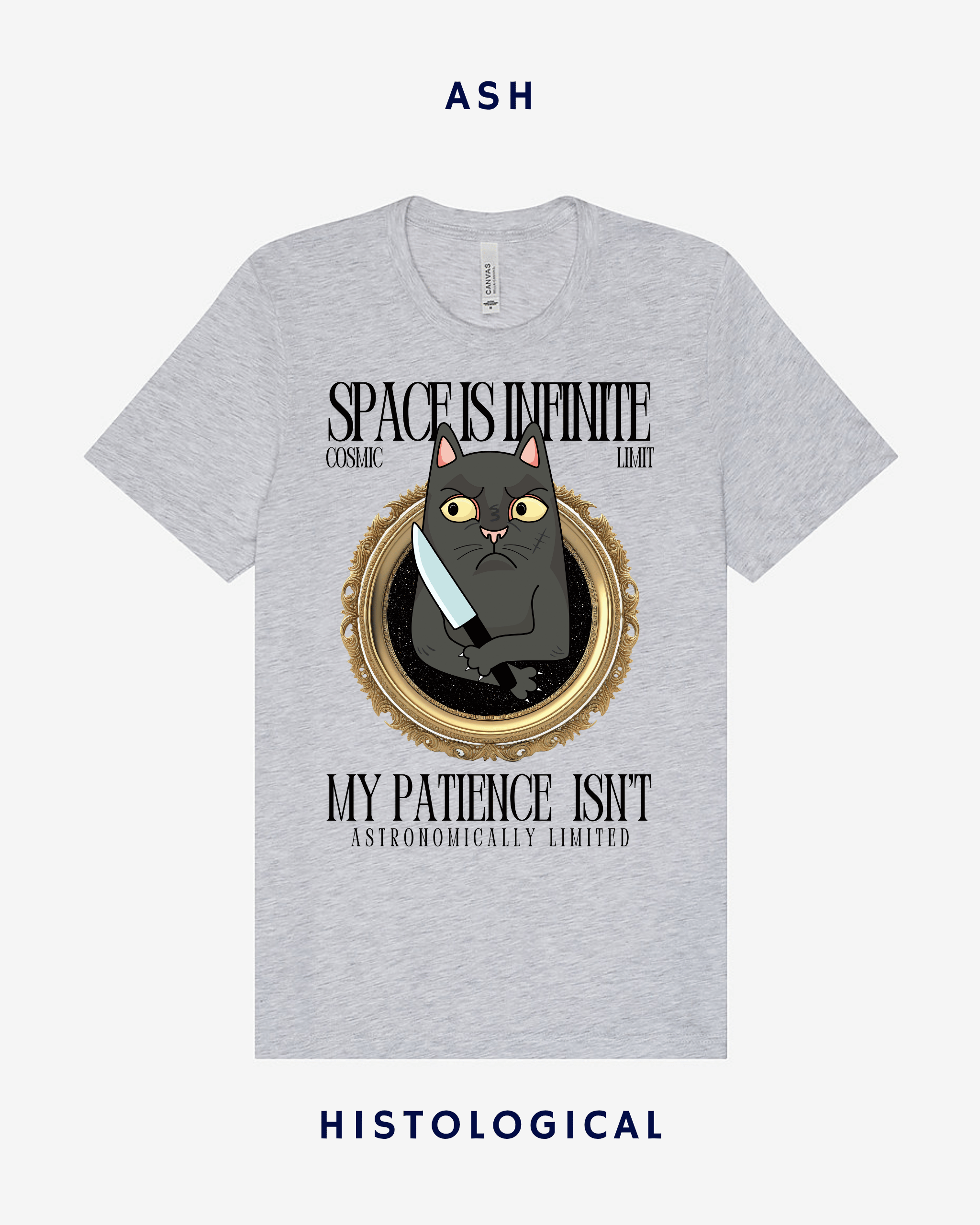Space Is Infinite My Patience Isn't Unisex T-shirt
