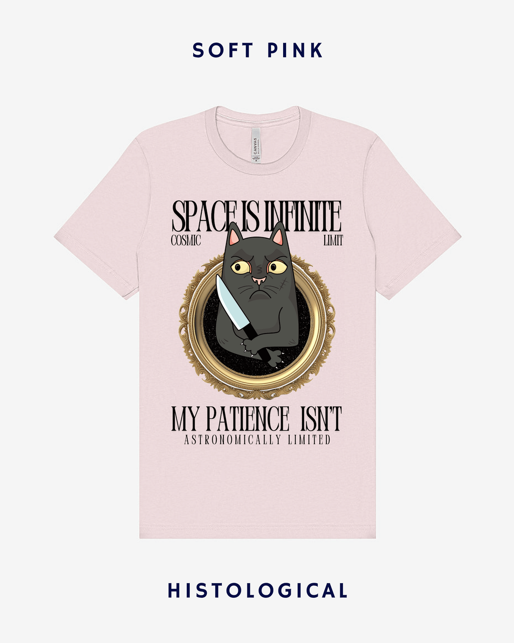 Space Is Infinite My Patience Isn't Unisex T-shirt