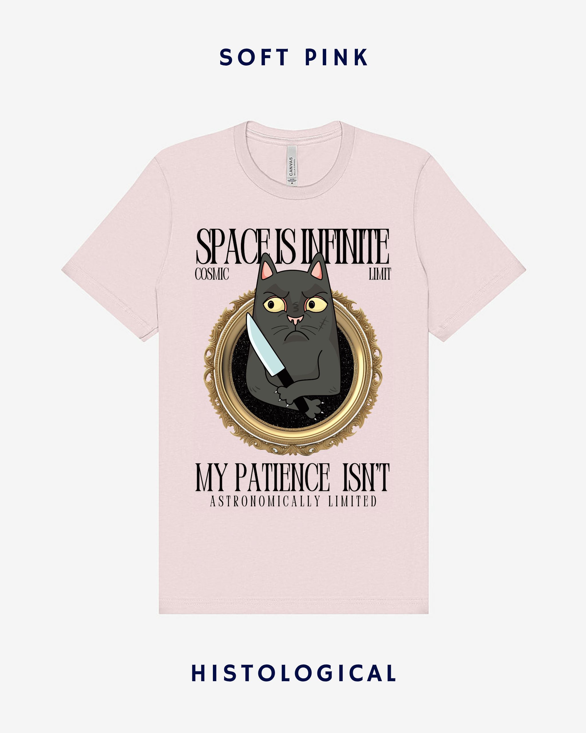 Space Is Infinite My Patience Isn't Unisex T-shirt