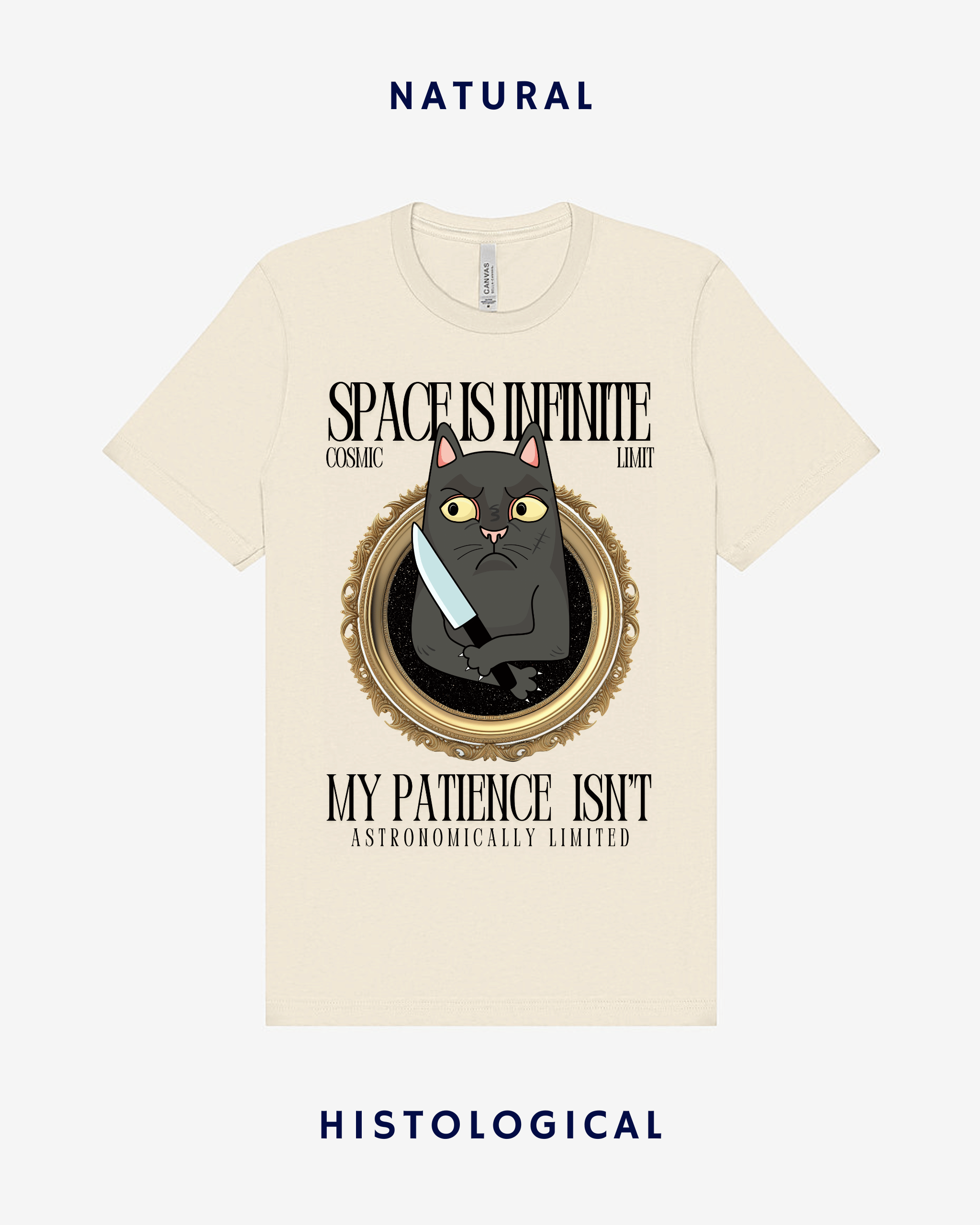 Space Is Infinite My Patience Isn't Unisex T-shirt
