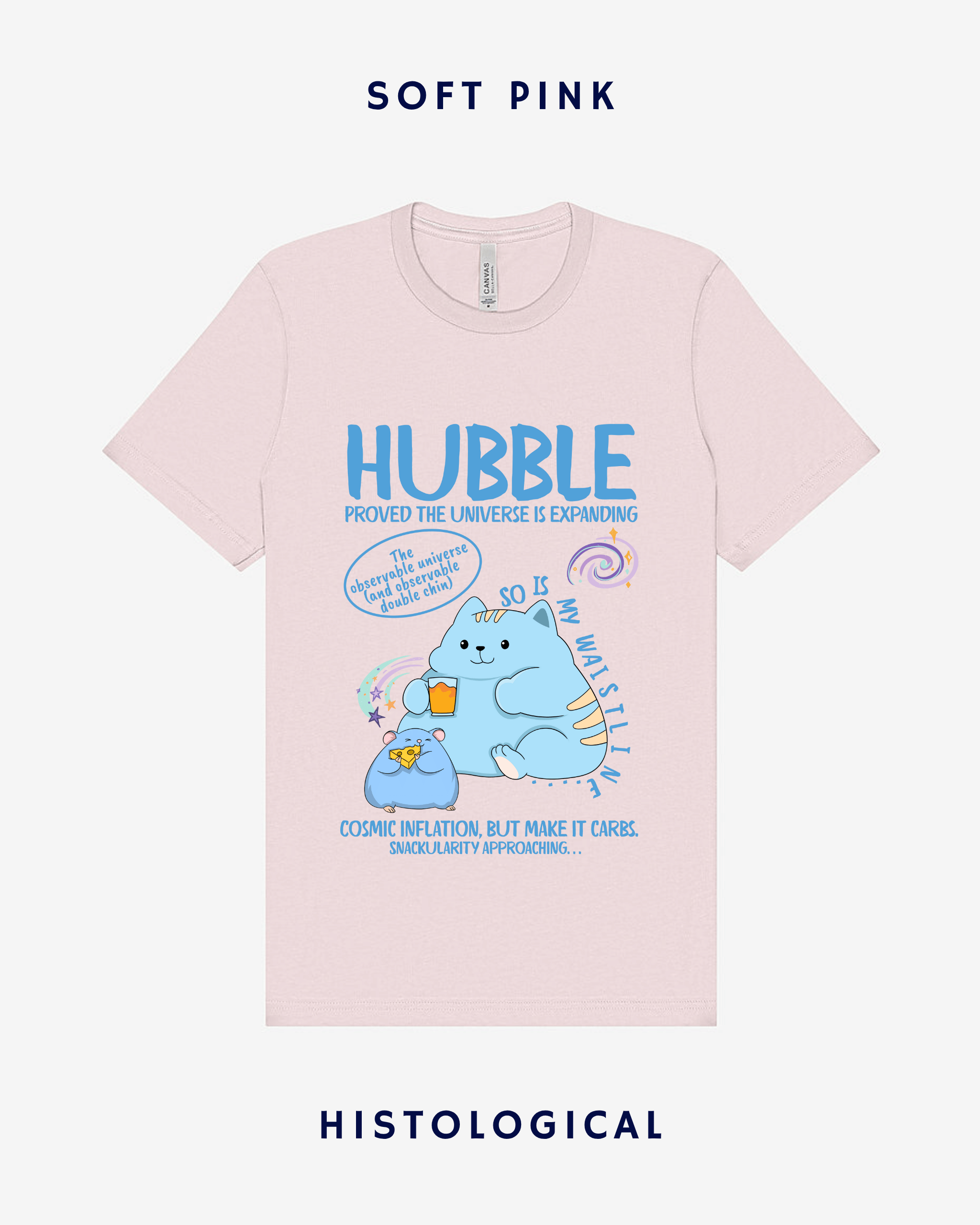 Hubble Proved The Universe Is Expanding So Is My Waistline Unisex T-shirt