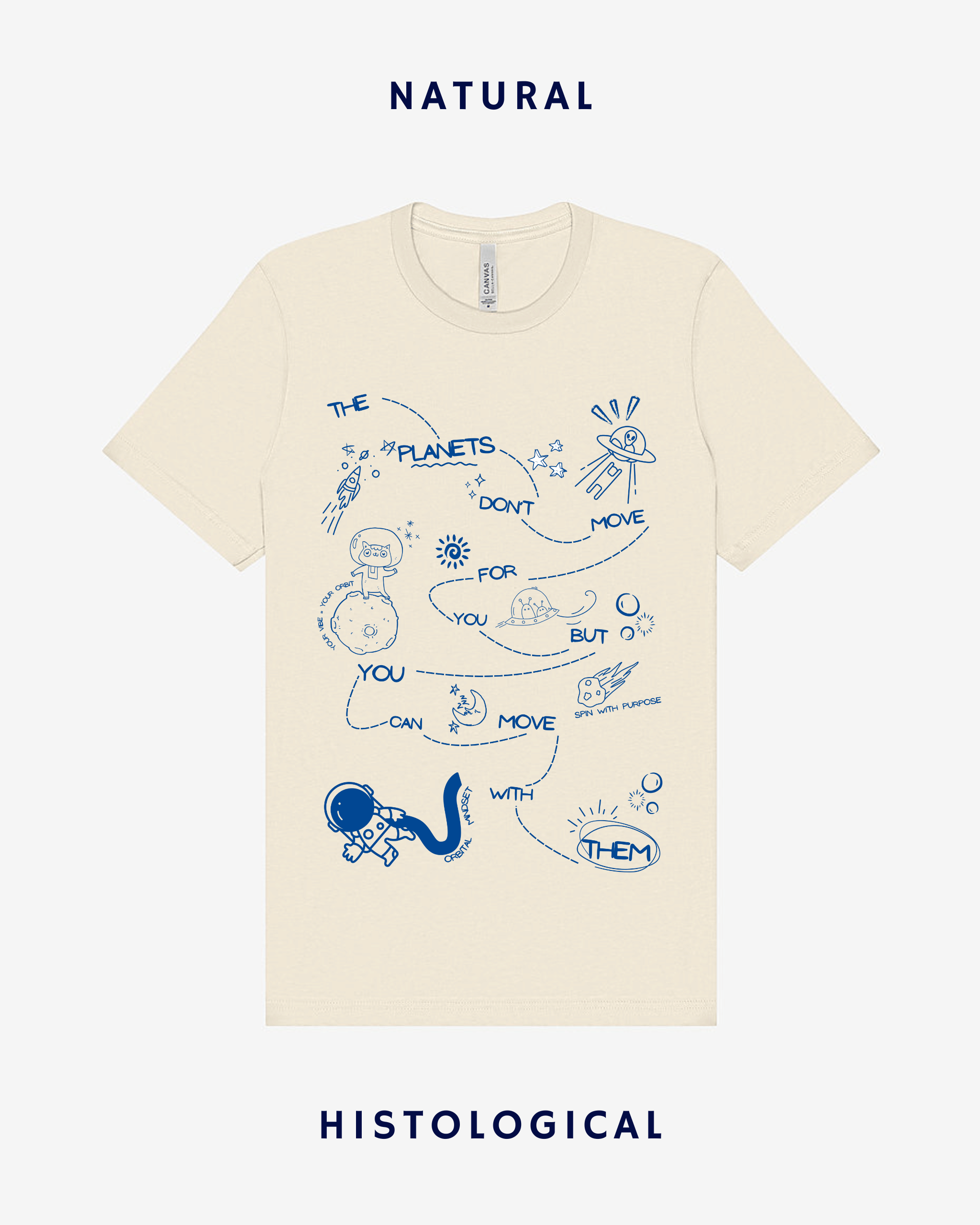 The Planets Don't Move For You Doodles T-shirt
