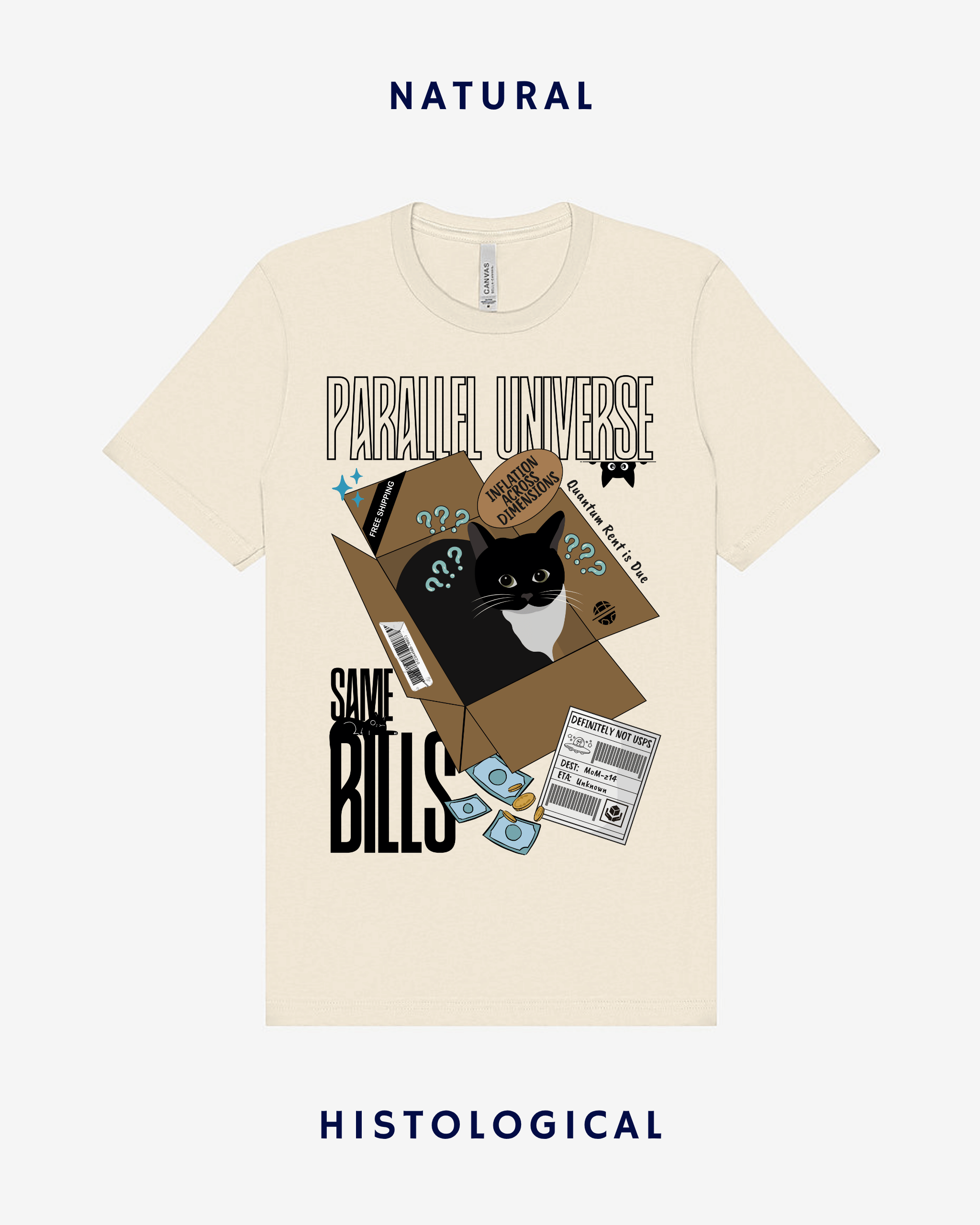 Parallel Universe Same Bills Unisex T-shirt