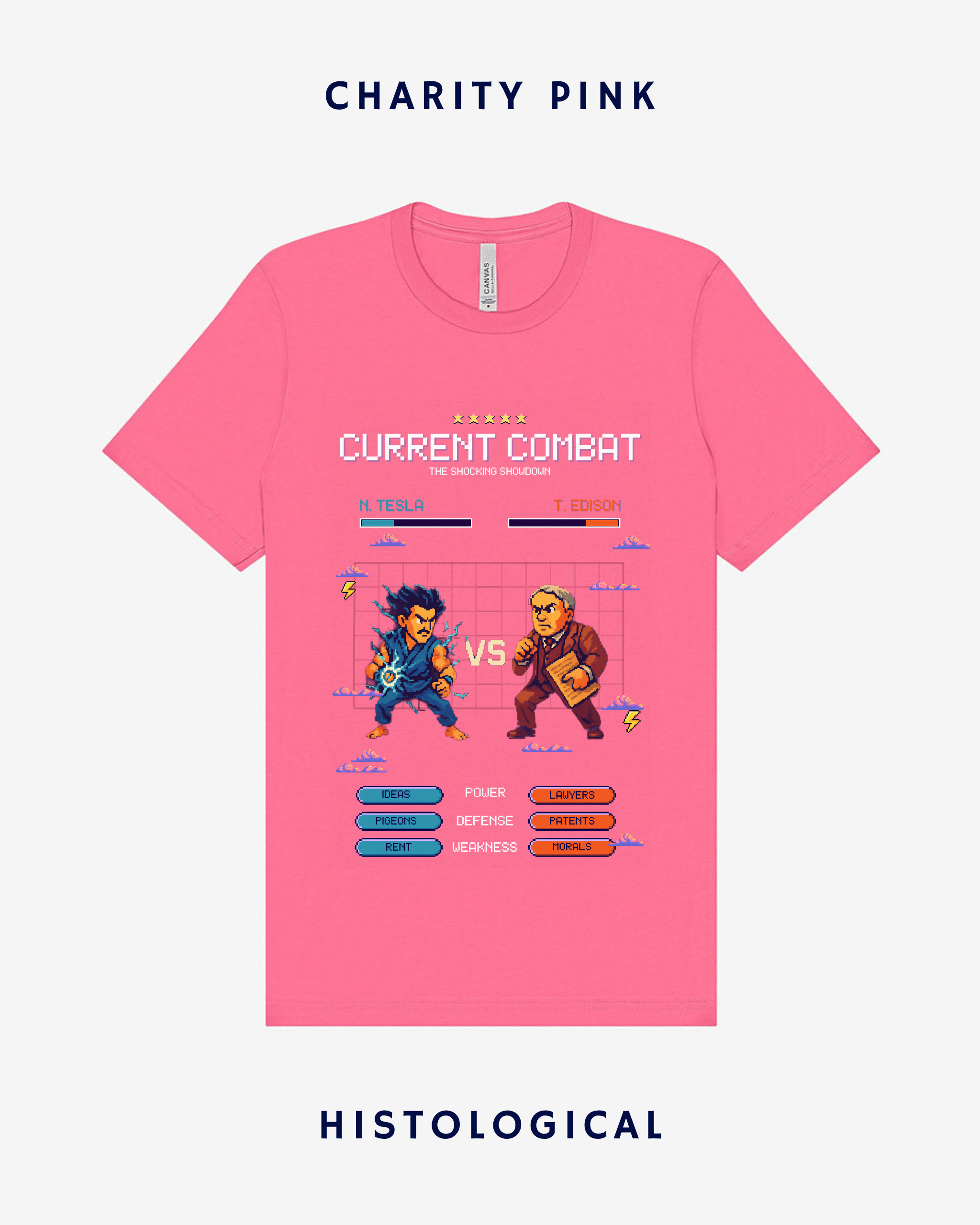 Current Combat Tesla VS Edison Unisex T-shirt