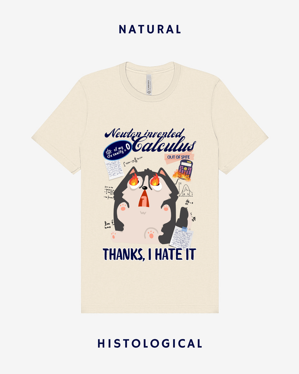 Newton Invented Calculus Out Of Spite Unisex T-shirt