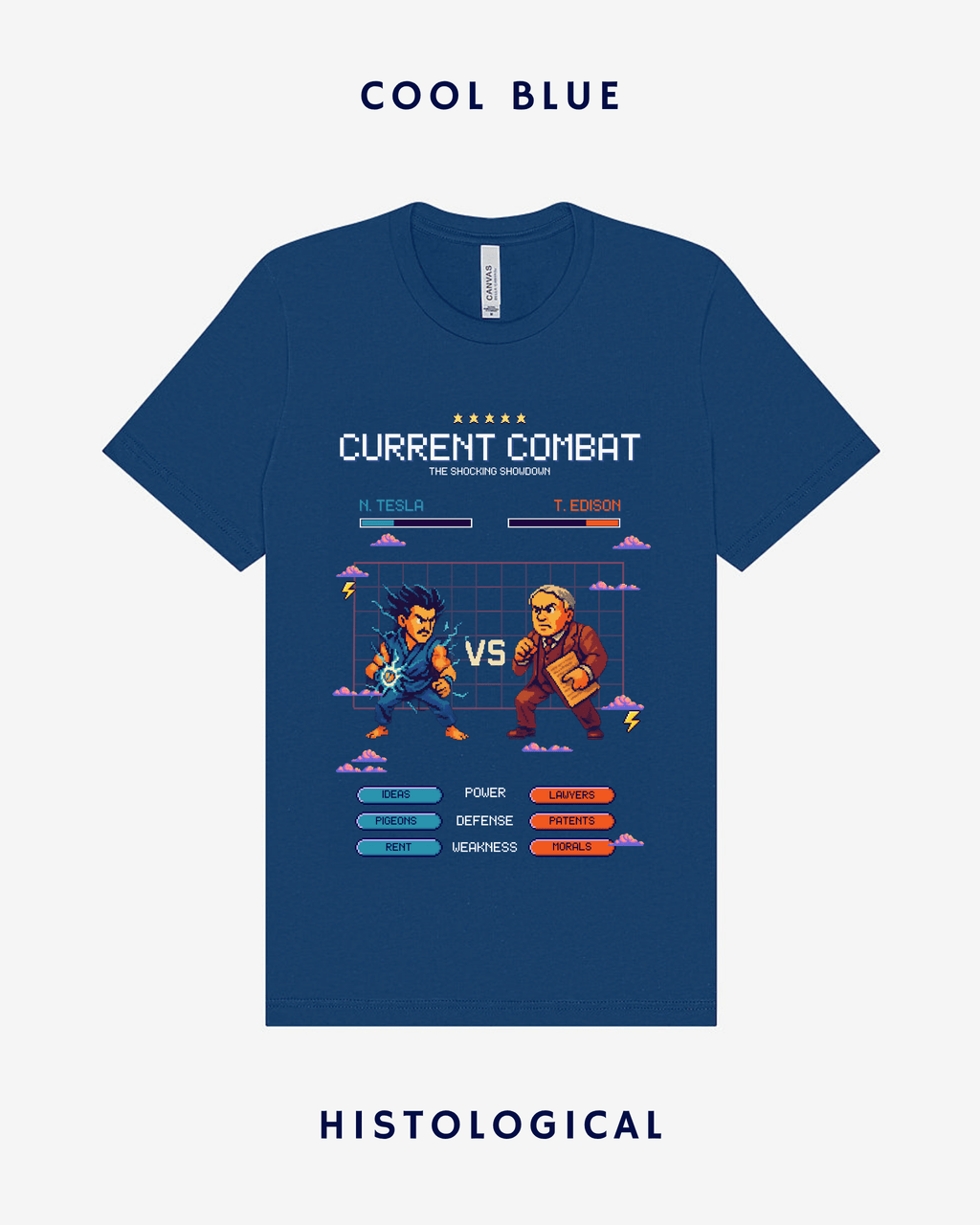Current Combat Tesla VS Edison Unisex T-shirt