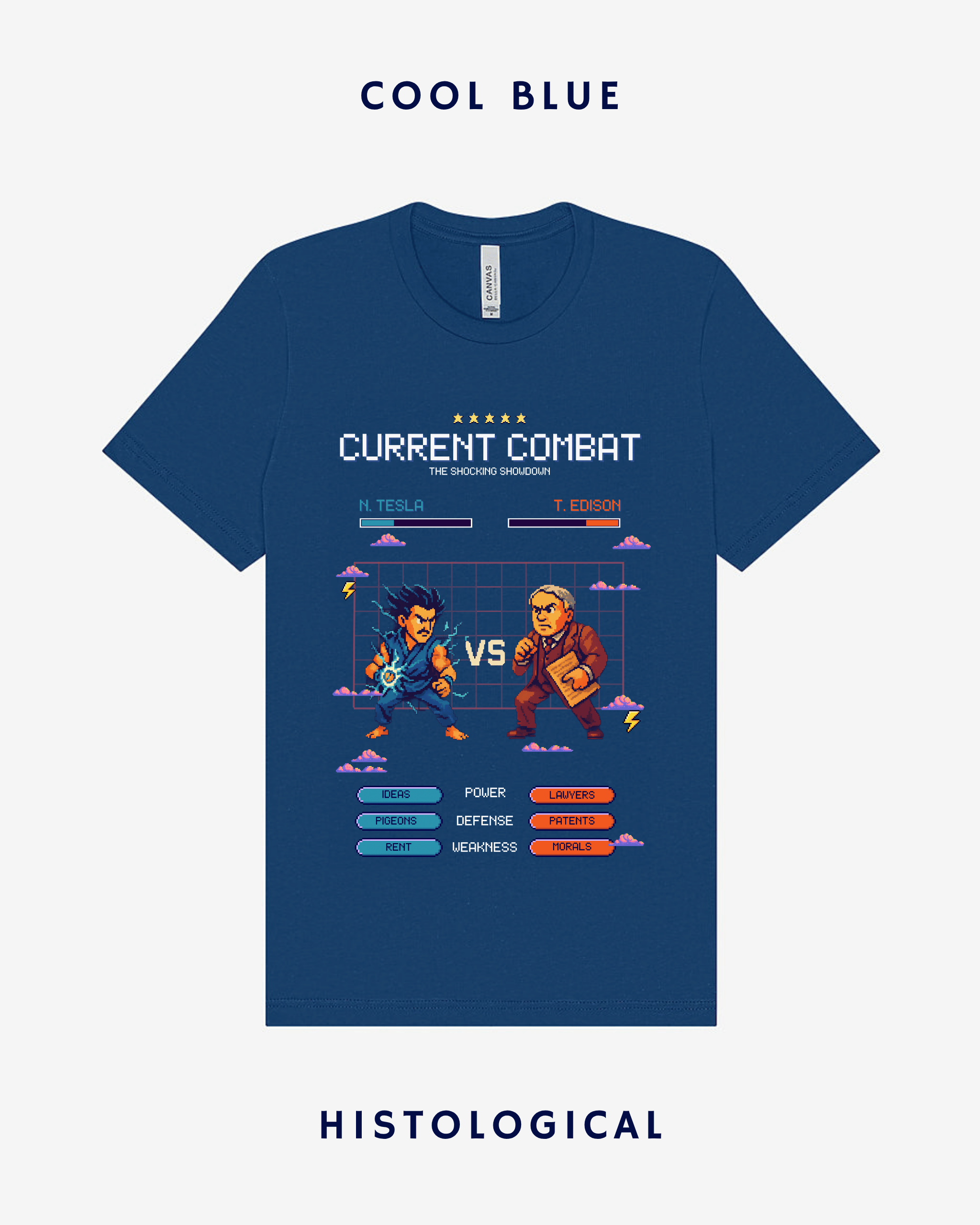 Current Combat Tesla VS Edison Unisex T-shirt
