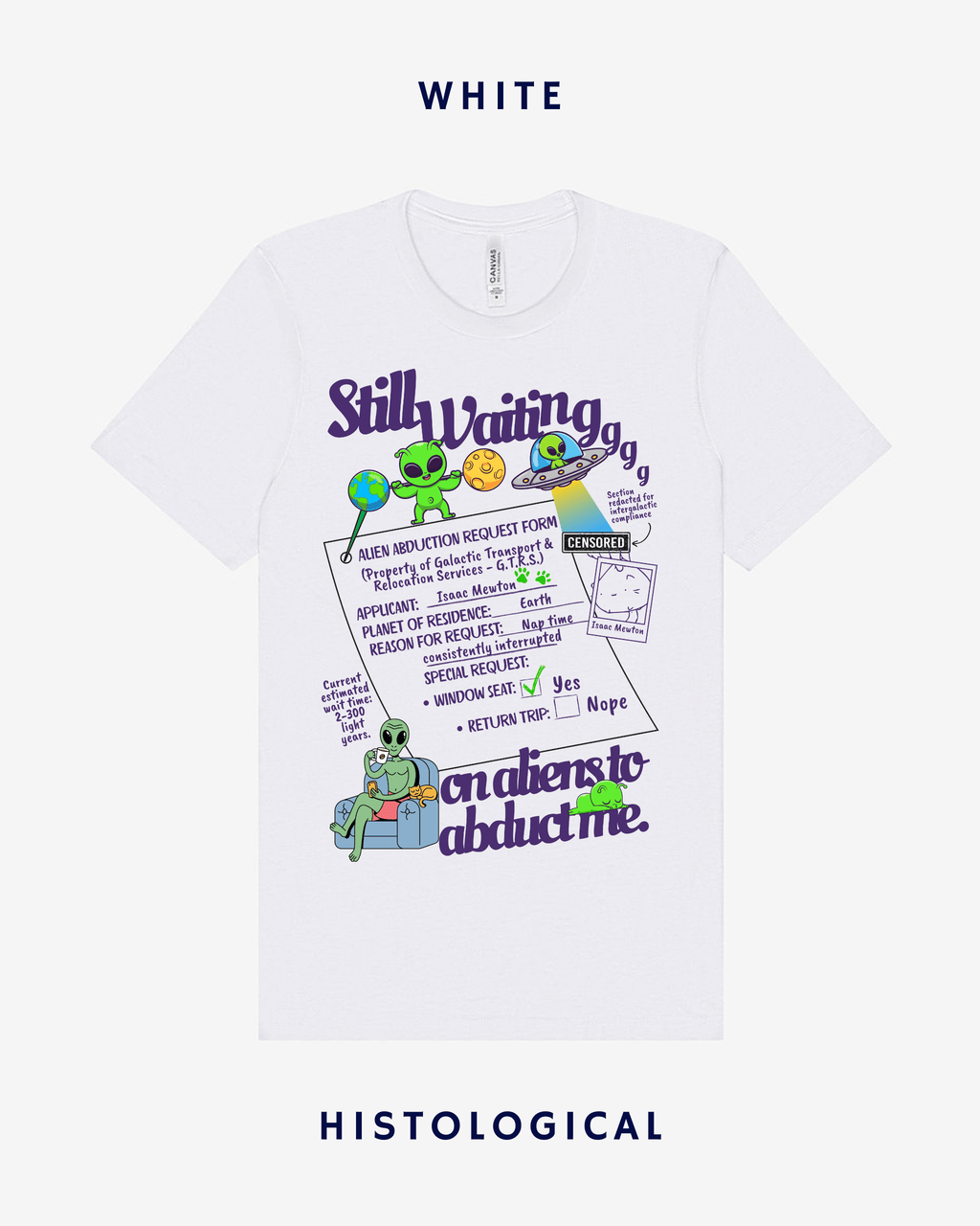 Still Waiting on Aliens To Abduct Me T-shirt