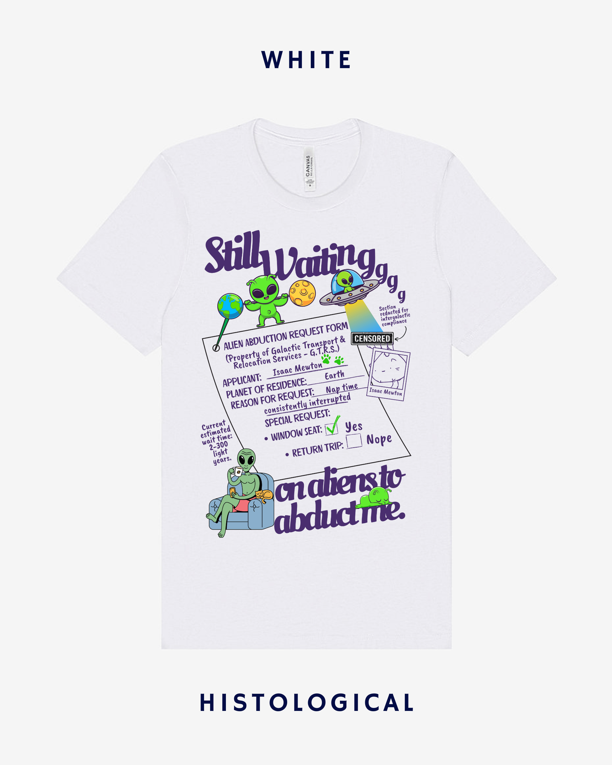 Still Waiting on Aliens To Abduct Me T-shirt