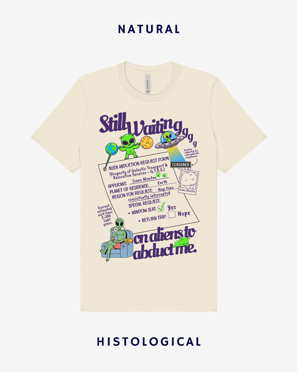 Still Waiting on Aliens To Abduct Me T-shirt