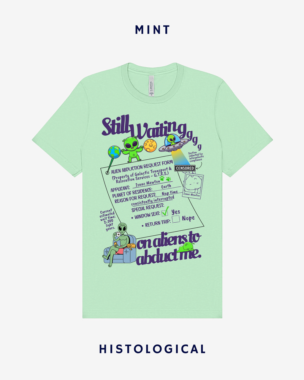 Still Waiting on Aliens To Abduct Me T-shirt