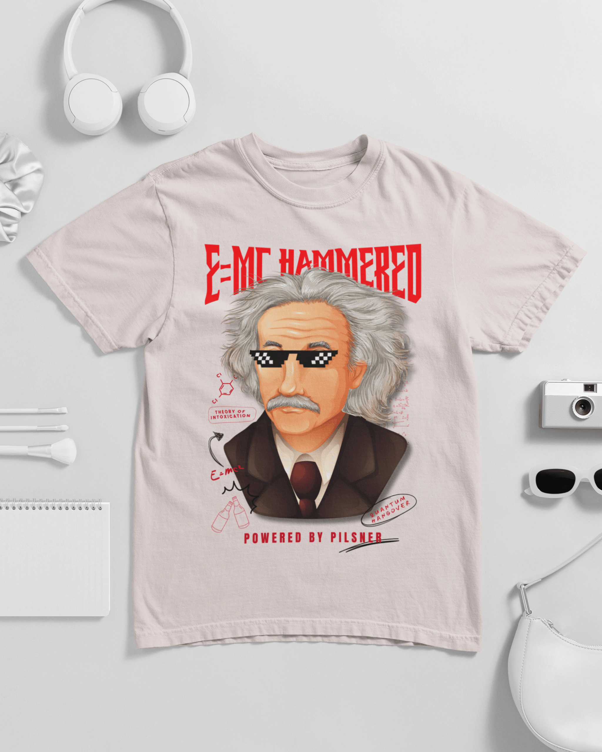 E=MC Hammered Unisex T-shirt
