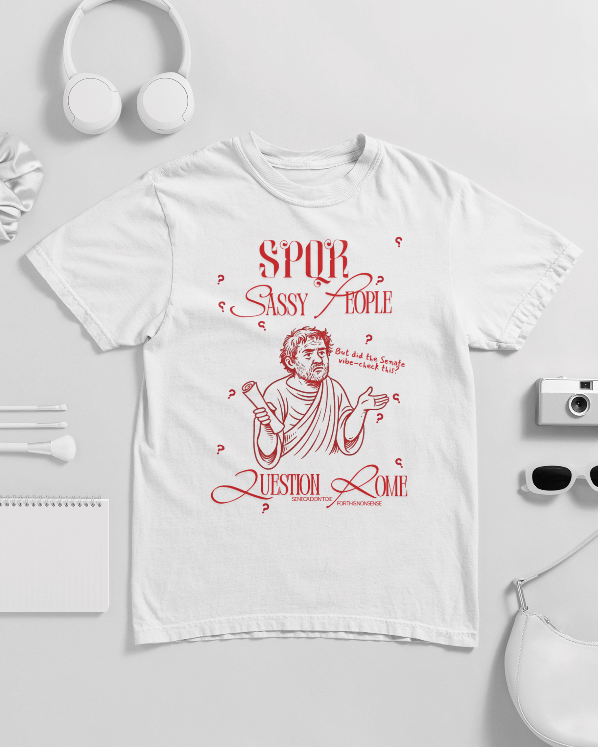 SPQR Sassy People Question Rome Unisex T-shirt