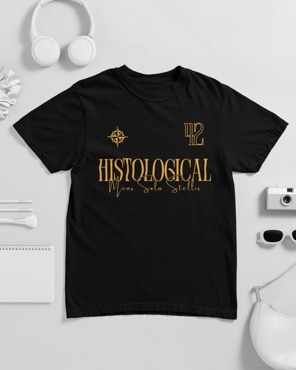 Histological 42 Mens Sola Stellis Unisex T-shirt
