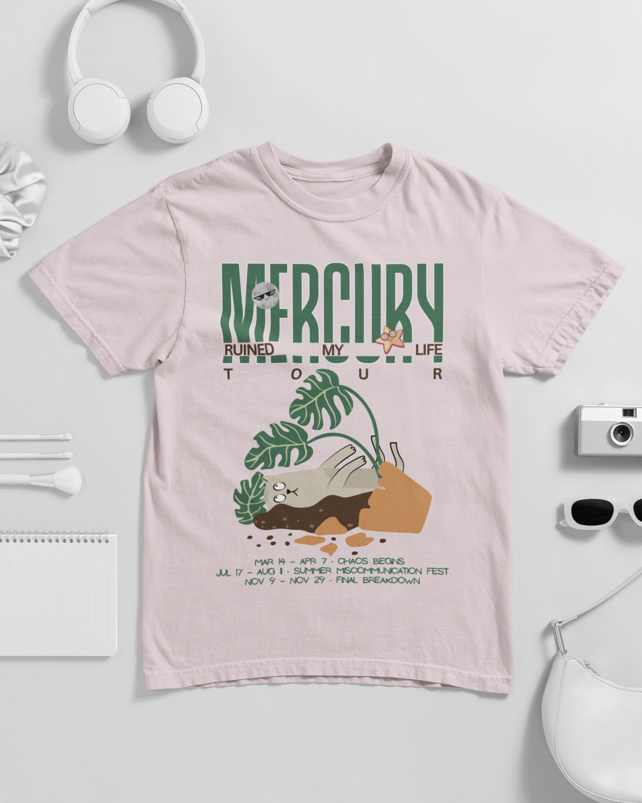 Mercury Ruined My Life Tour T-shirt